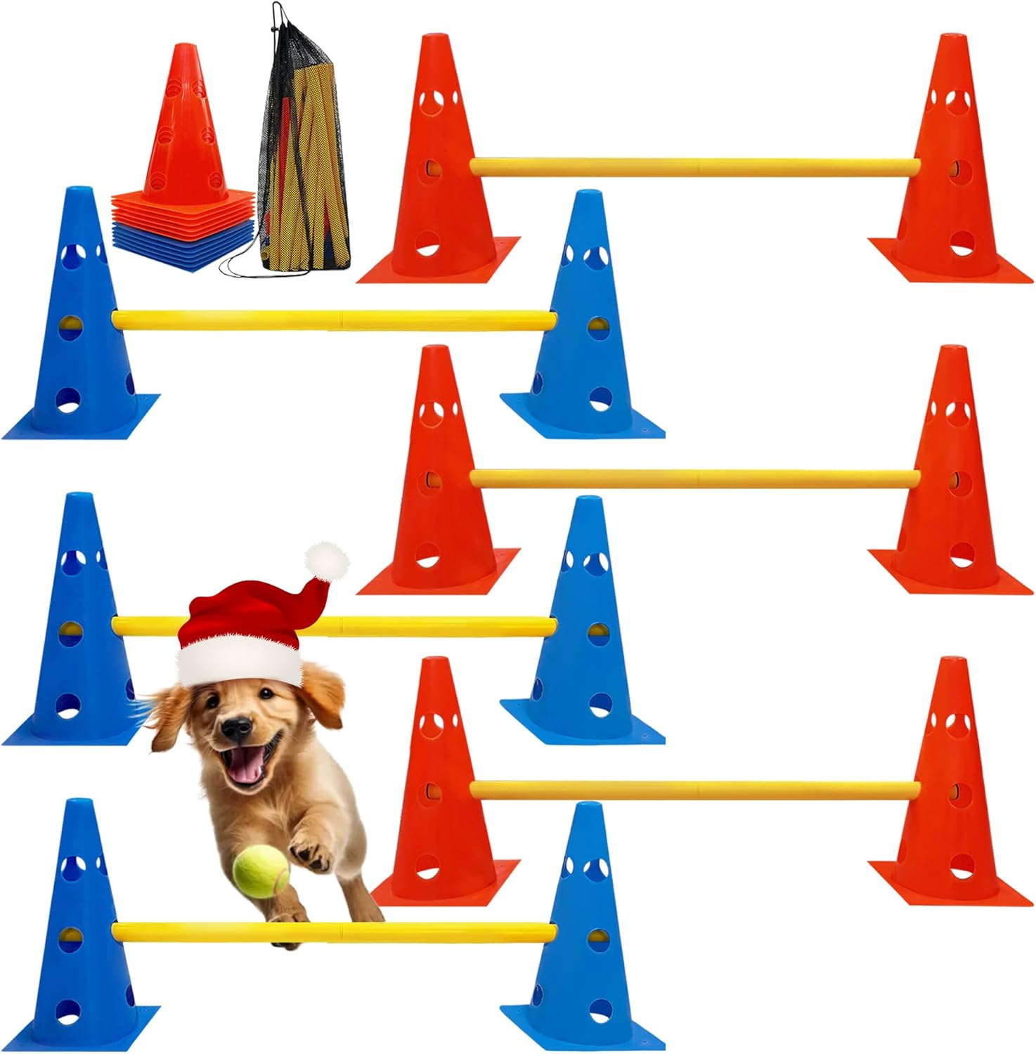 Adjustable Dog Agility Set - Mydays