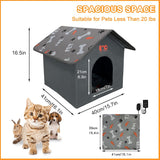 Heated Pet House for Cats & Small Dogs - Mydays