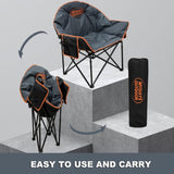 Oversized Heated Camping Chair - Mydays