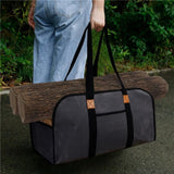 Waxed Canvas Firewood Carrier Tote - Mydays