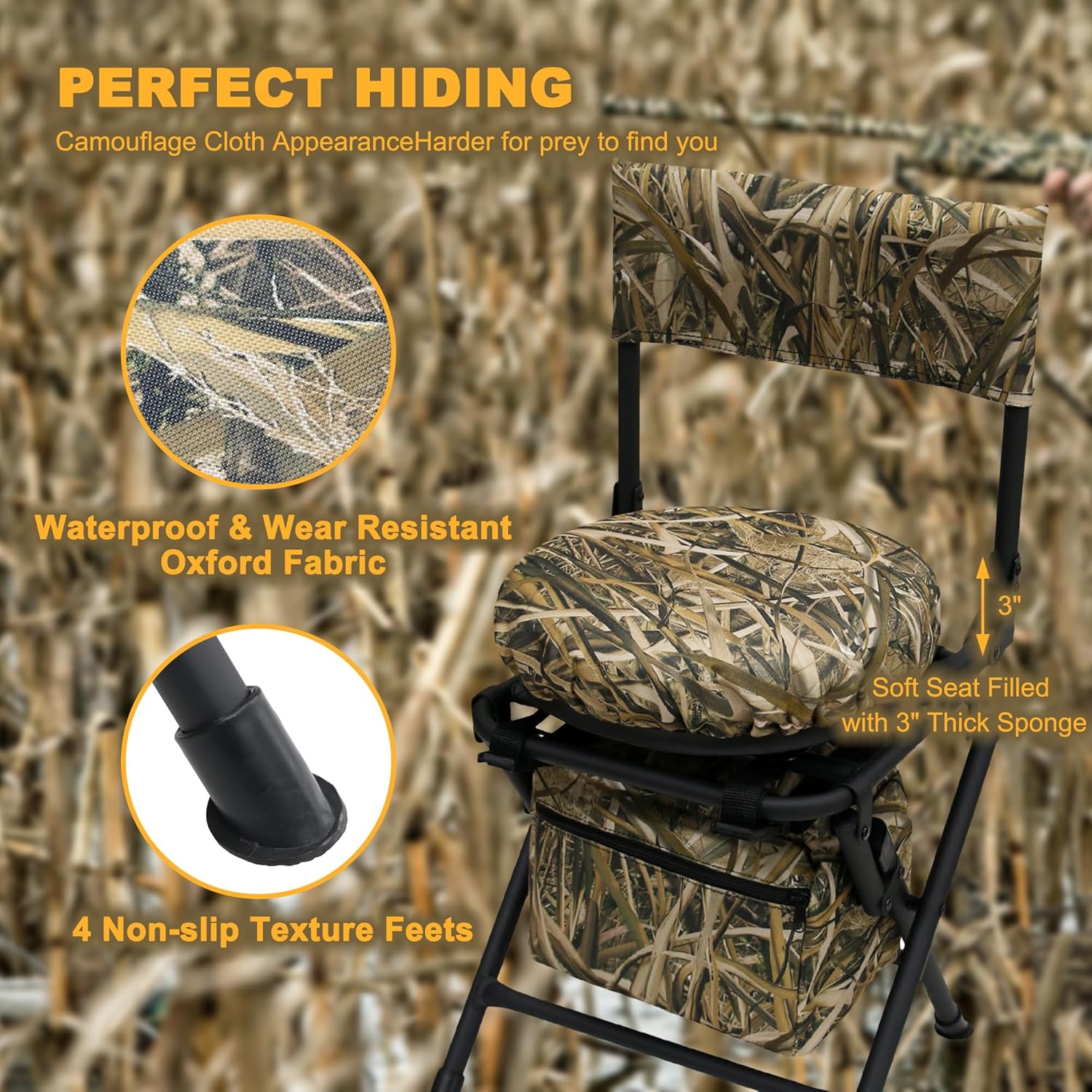 360° Rotating Hunting Chair - Mydays