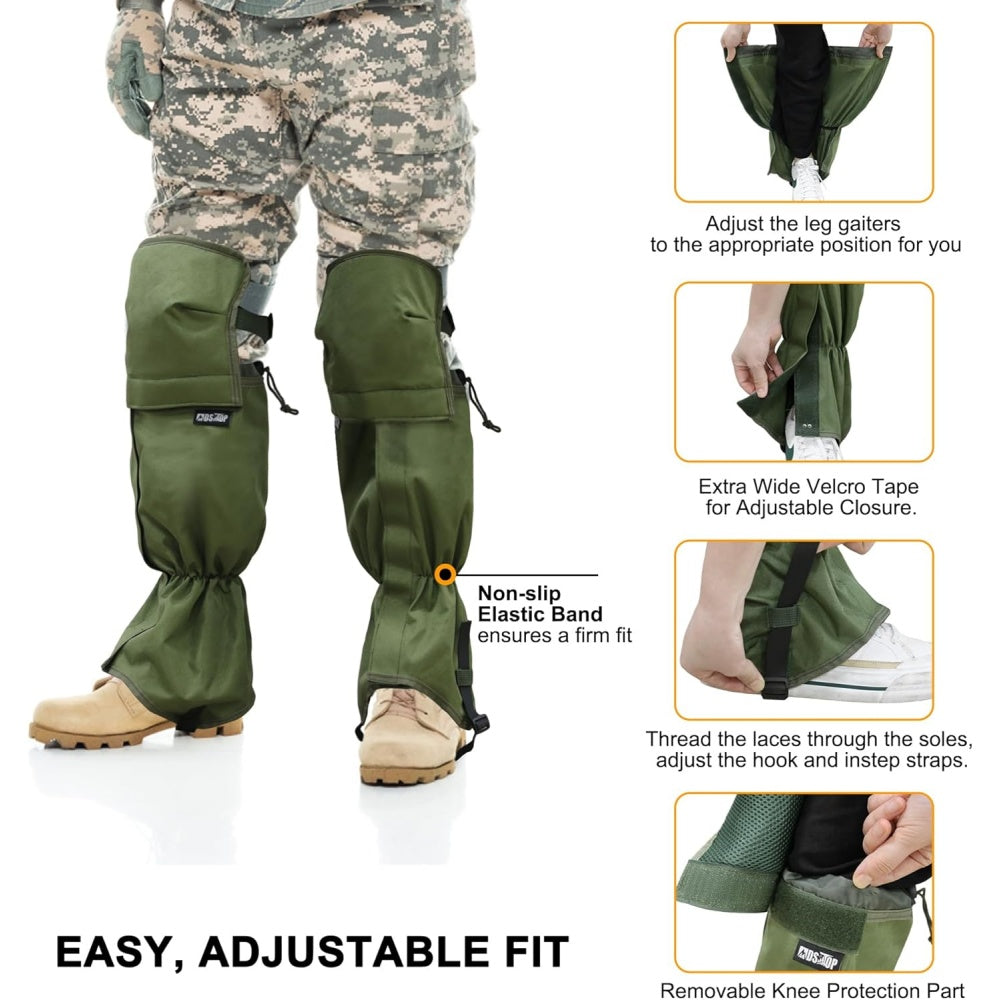 Adjustable Leg Gaiters