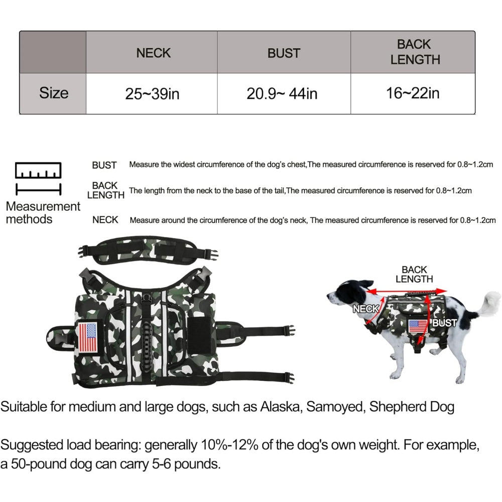 Dog Backpack Saddle Bag