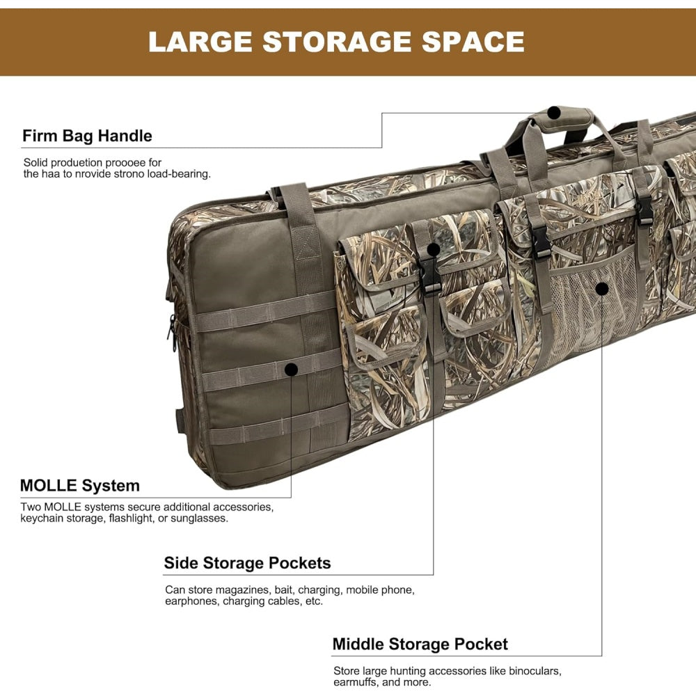 Double Gun Bag Rack