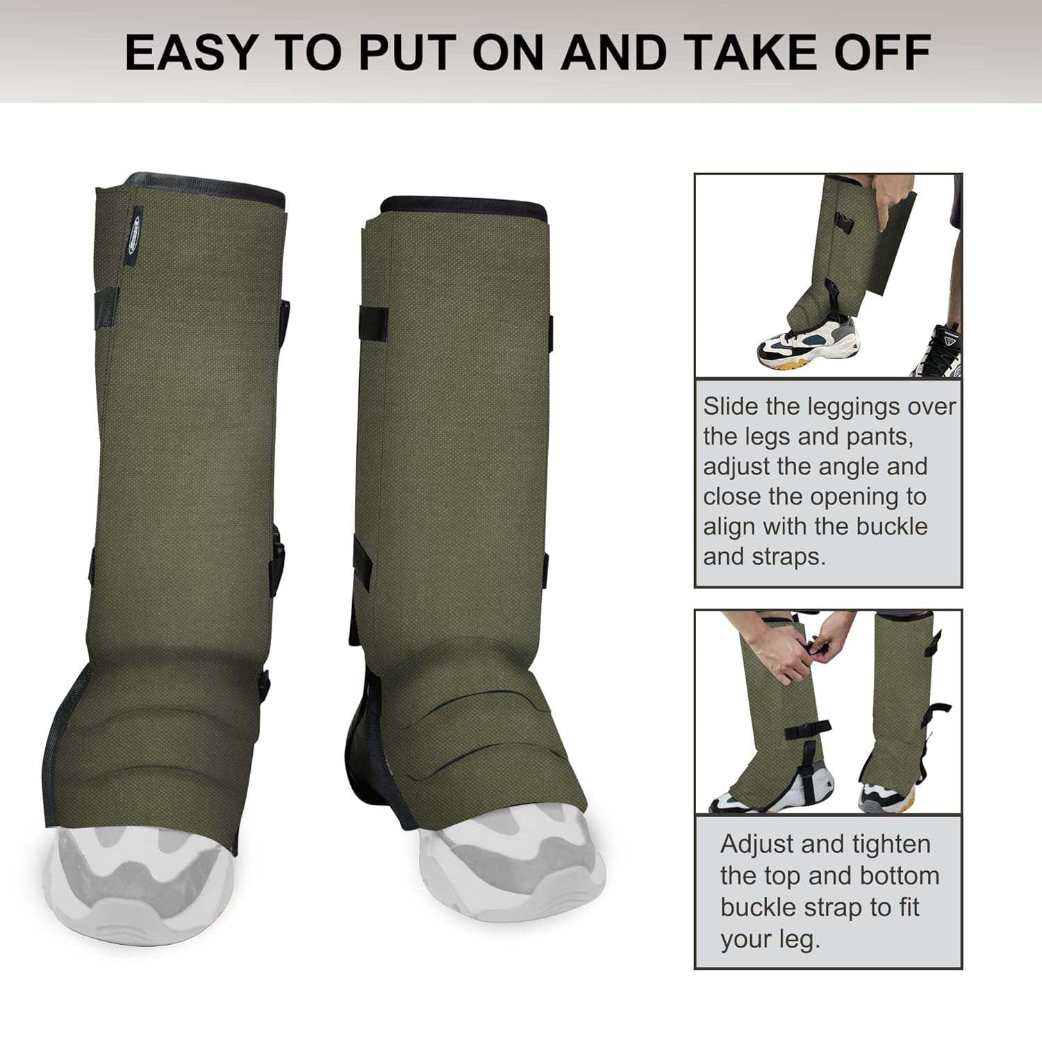 Snake Gaiters Leg Bite Protection
