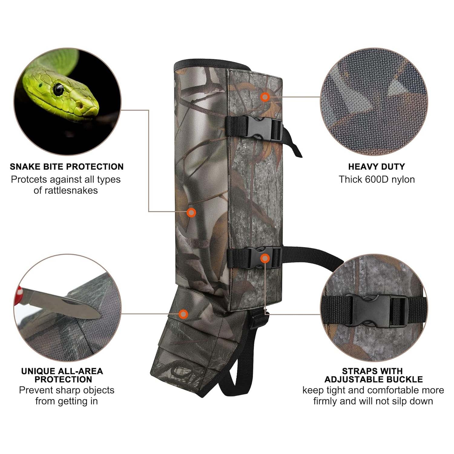 Snake Gaiters Leg Guards
