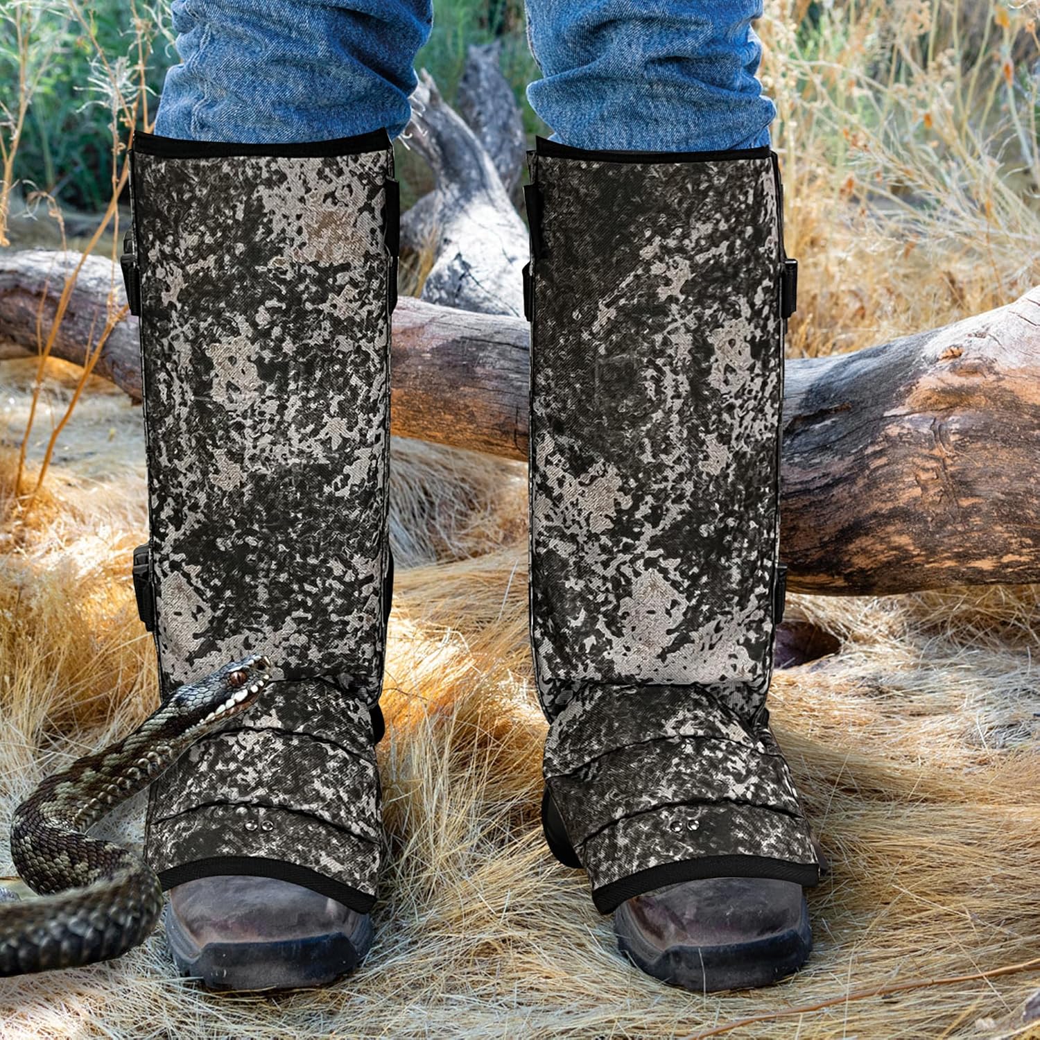 Snake Gaiters Leg Guards - Camo