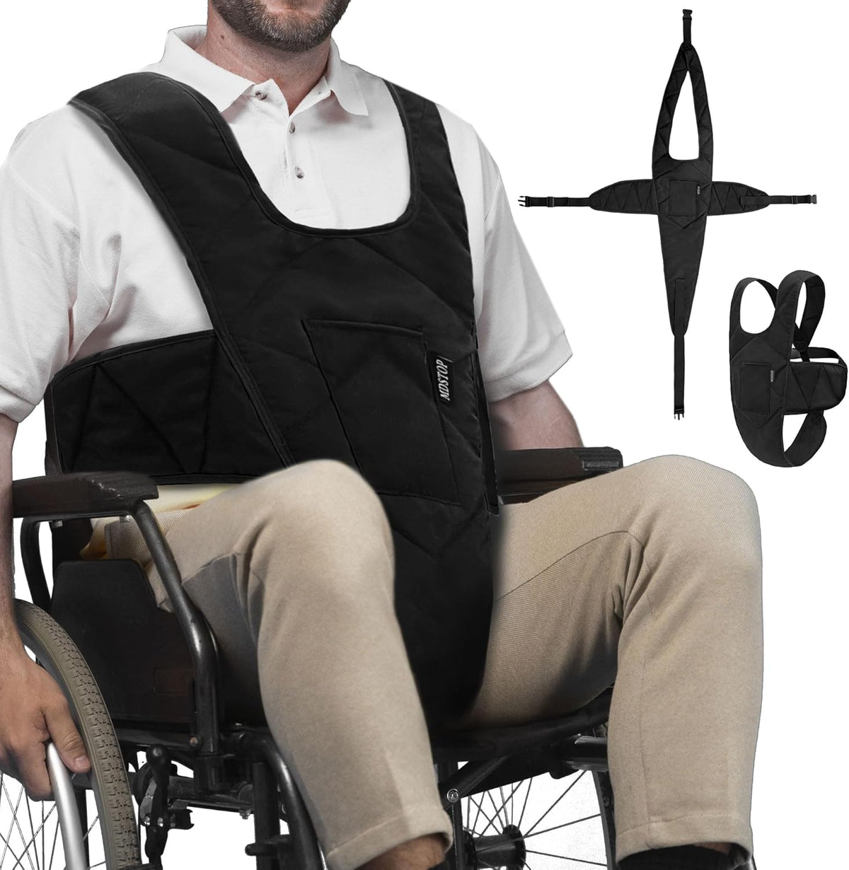 Adjustable Wheelchair Safety Belt