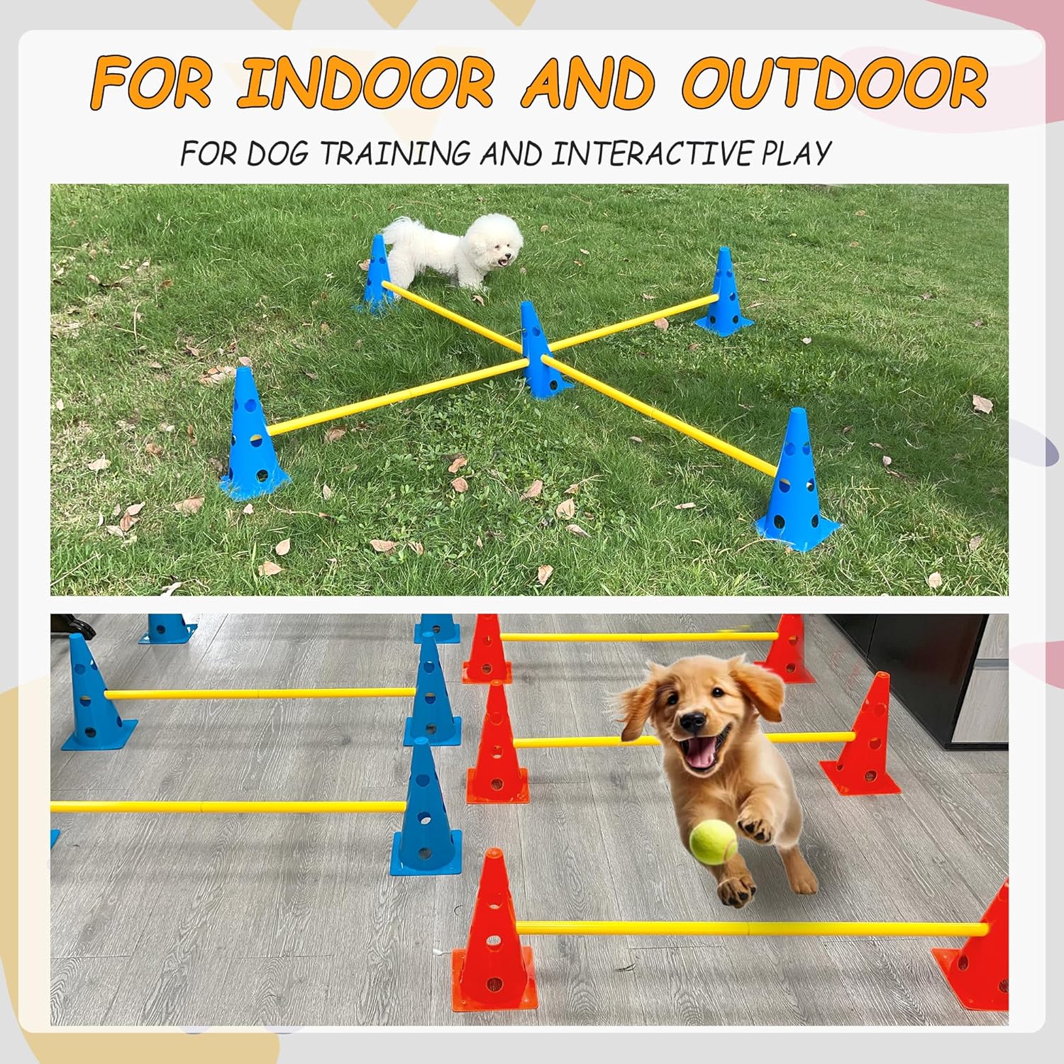 Adjustable Dog Agility Set - Mydays