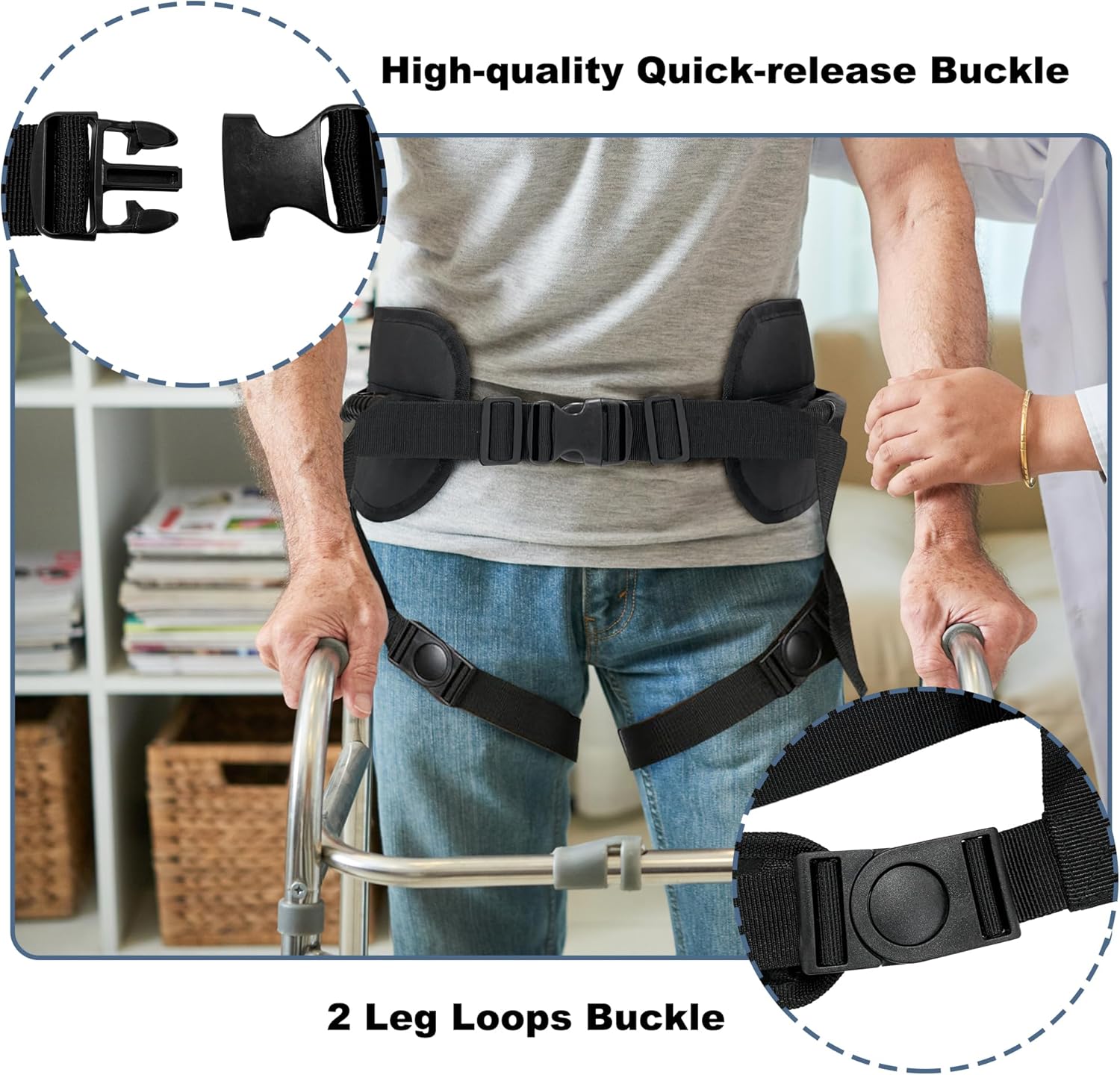 Adjustable Medical Transfer Belt - Mydays
