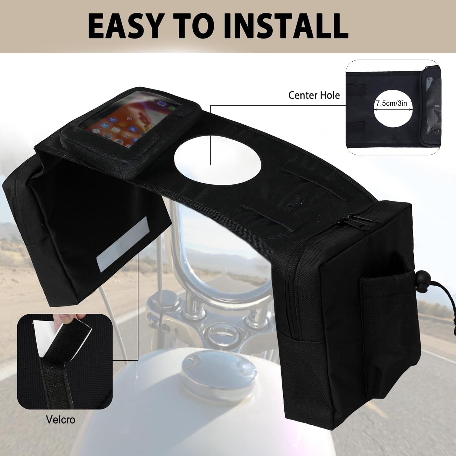 ATV Saddle Bag Cargo Tank Storage Luggage - Mydays