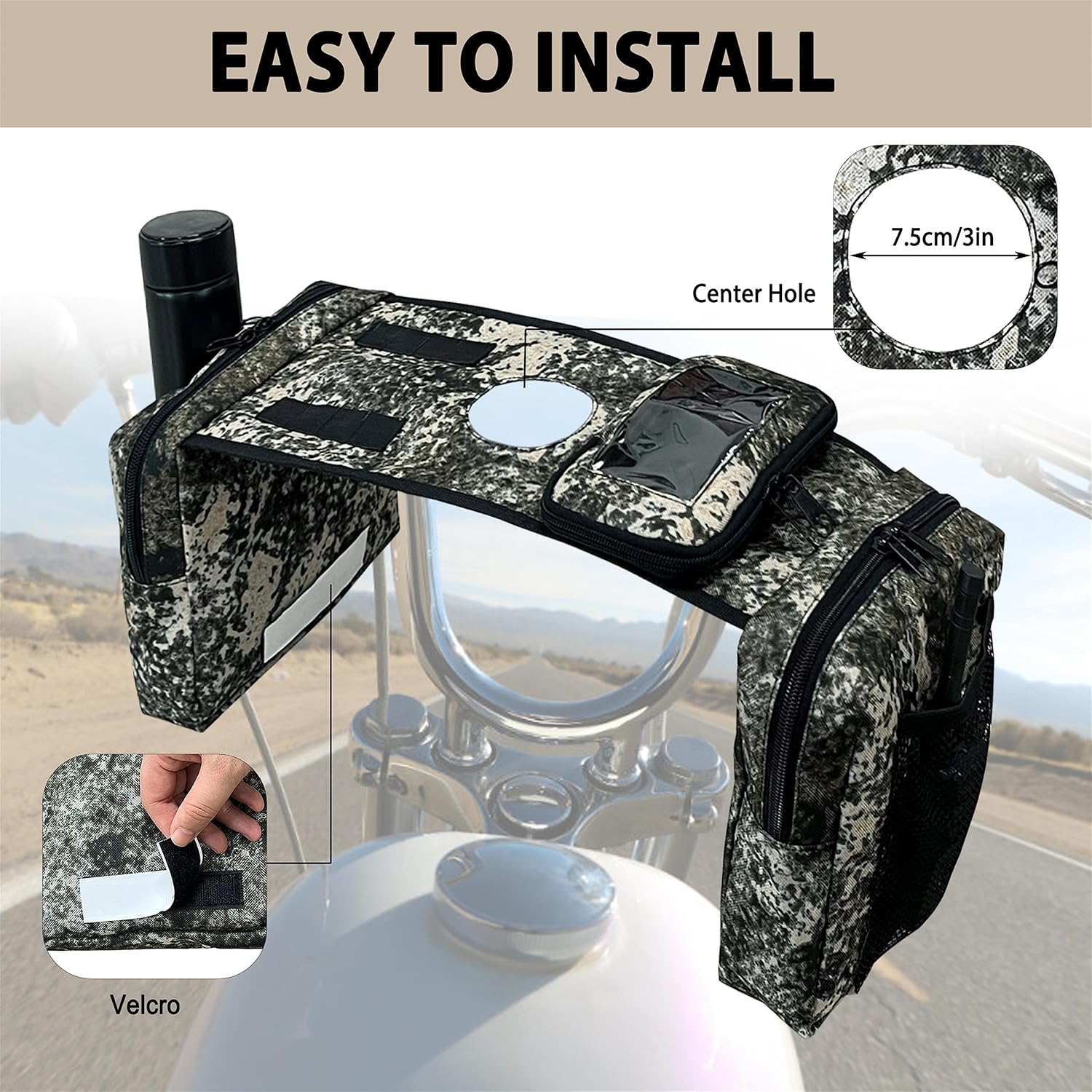 ATV Saddle Bag Cargo Tank Storage Luggage - Mydays