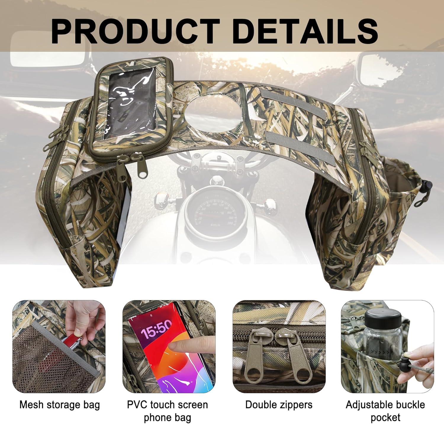 ATV Saddle Bag Cargo Tank Storage Luggage - Mydays