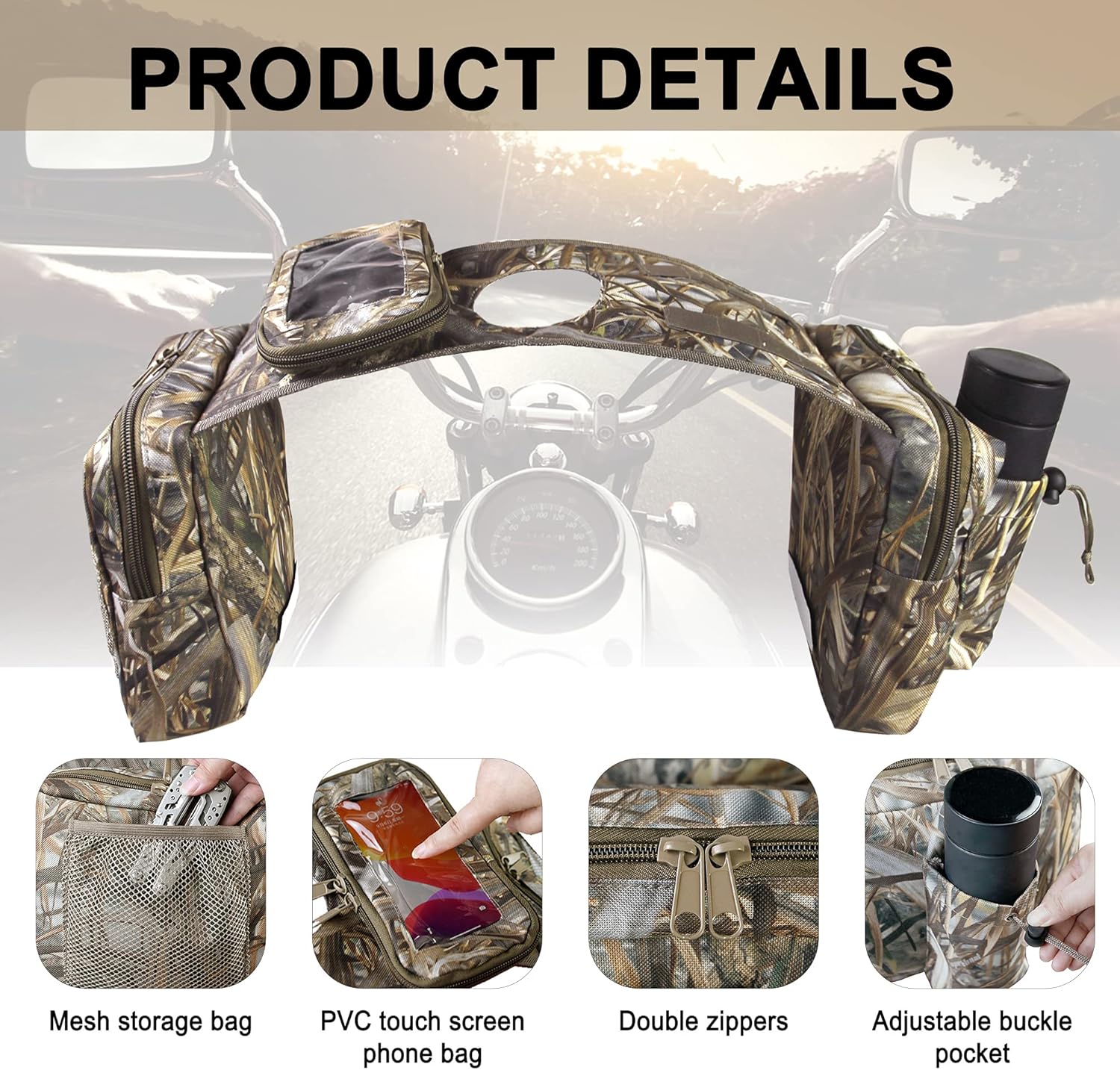 ATV Saddle Bag Cargo Tank Storage Luggage - Mydays