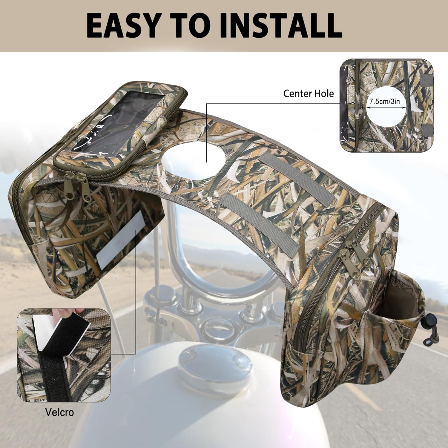ATV Saddle Bag Cargo Tank Storage Luggage - Mydays