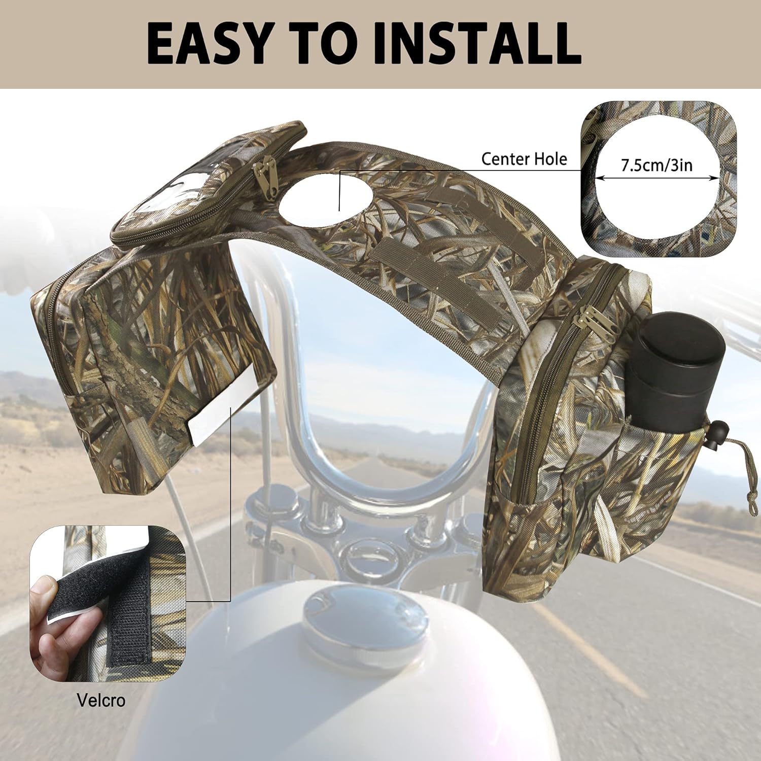 ATV Saddle Bag Cargo Tank Storage Luggage - Mydays