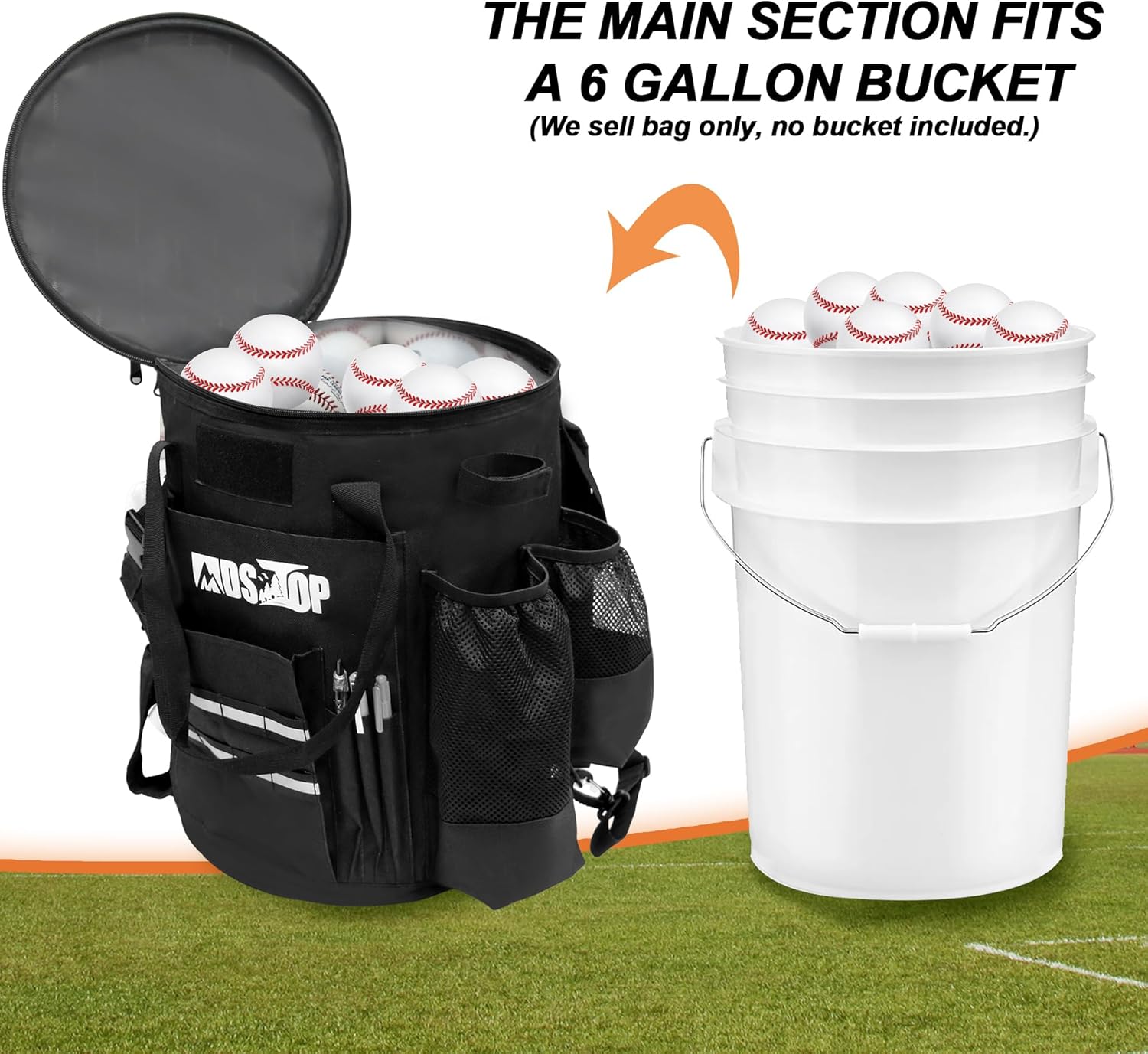 Baseball Coach Accessories Storage Pouch - Mydays