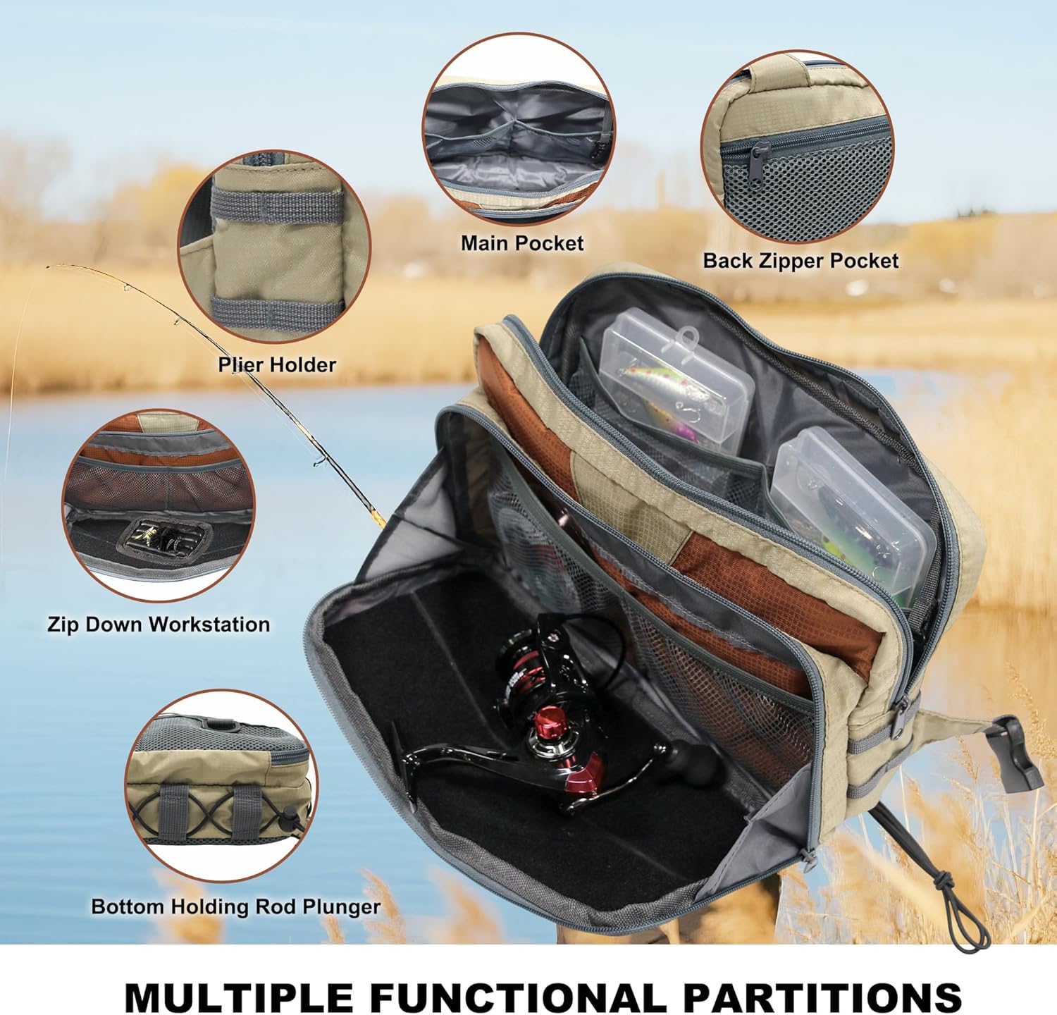 Lightweight Fly Fishing Backpack - Mydays