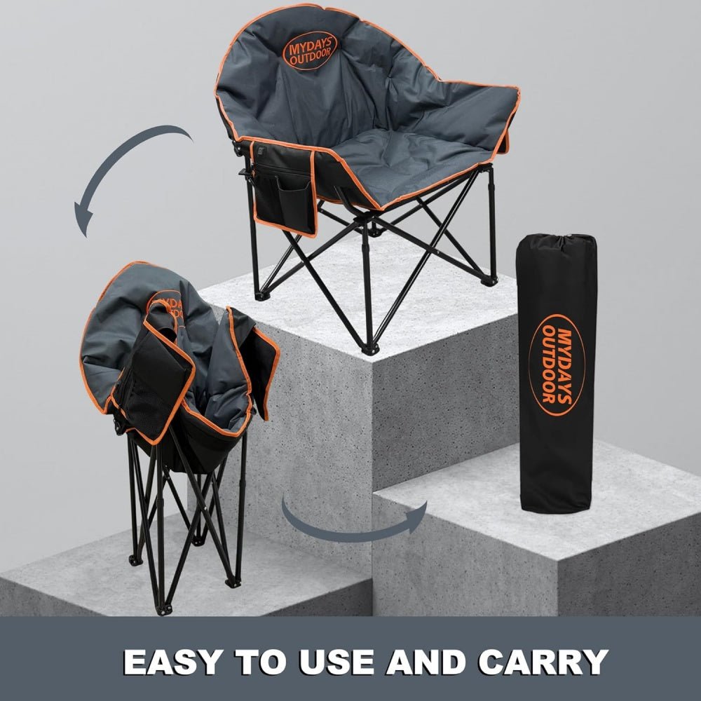 Oversized Heated Camping Chair - Mydays